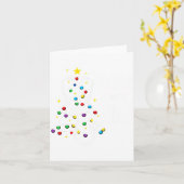 Christmas Nurse Shine Bright Like A Call Light Xma カード (黄色い花)