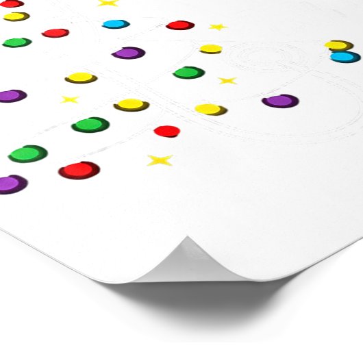 Christmas Nurse Shine Bright Like A Call Light Xma ポスター (角)