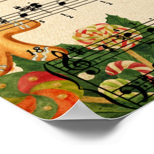 Christmas Nutcracker Ballet Poster ポスター (角)