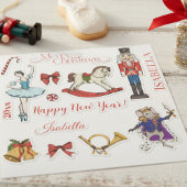Christmas Nutcracker Ballet Sticker Sheet シール