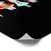 Christmas Nutcracker Character Illustrations ポスター (角)