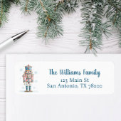 Christmas Nutcracker Holiday Address ラベル