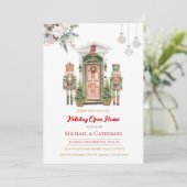 Christmas Nutcracker Holiday Open House Invitation 招待状 (スタンド正面)