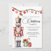 Christmas Nutcracker Isolated 招待状 (正面)