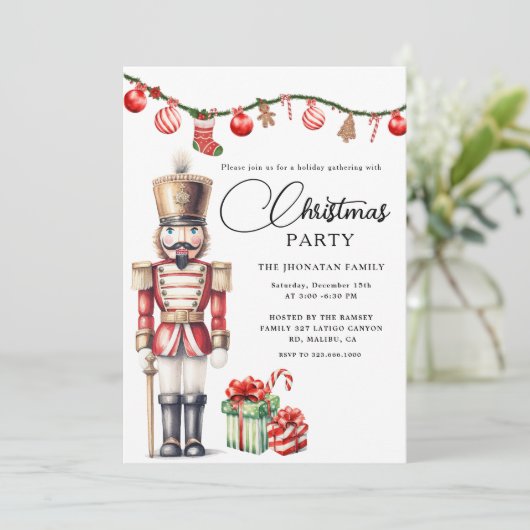 Christmas Nutcracker Isolated 招待状 (スタンド正面)