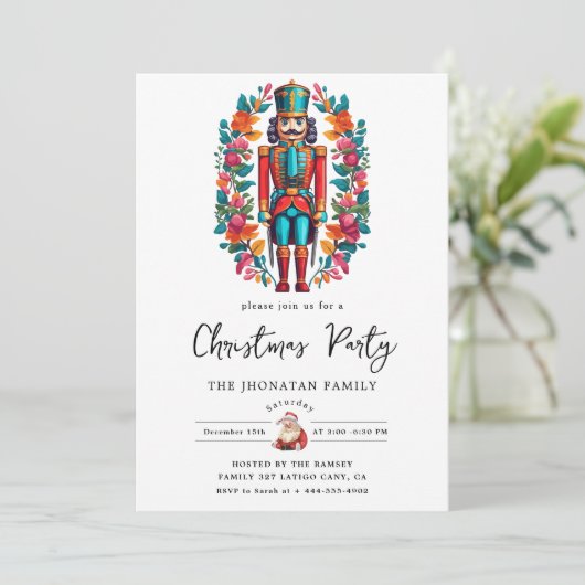Christmas Nutcracker Isolated 招待状 (スタンド正面)