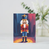 Christmas Nutcracker | Merry Christmas Watercolor シーズンポストカード (スタンド正面)