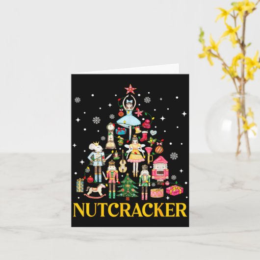 Christmas Nutcracker Squad Ballet Dance Women Kid  カード (黄色い花)