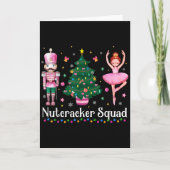Christmas Nutcracker Squad Ballet Dance Women Kids カード (正面)