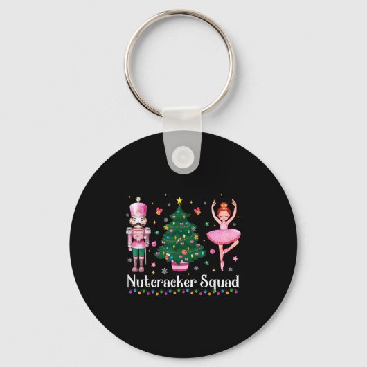 Christmas Nutcracker Squad Ballet Dance Women Kids キーホルダー (正面)