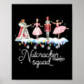 Christmas Nutcracker Squad Ballet Dance Women Kids ポスター (正面)