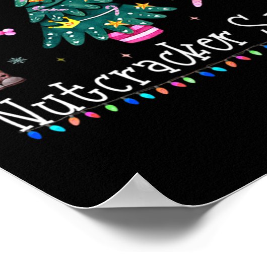 Christmas Nutcracker Squad Ballet Dance Women Kids ポスター (角)