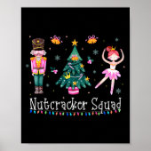 Christmas Nutcracker Squad Ballet Dance Women Kids ポスター (正面)