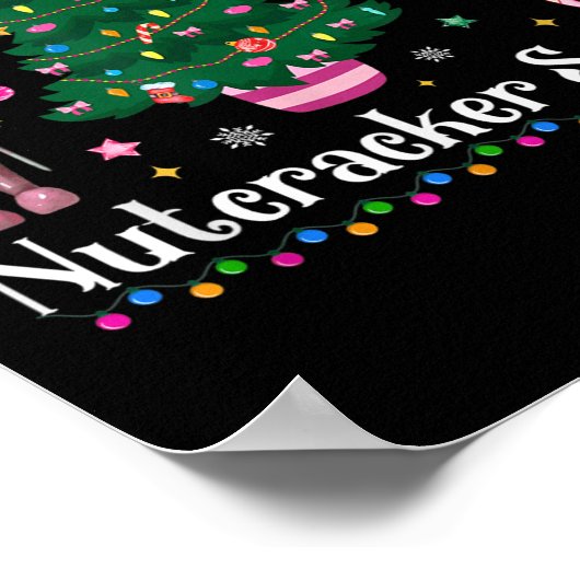 Christmas Nutcracker Squad Ballet Dance Women Kids ポスター (角)