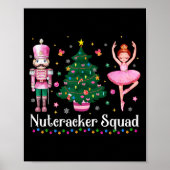 Christmas Nutcracker Squad Ballet Dance Women Kids ポスター (正面)