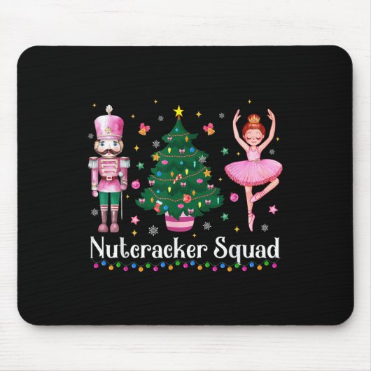 Christmas Nutcracker Squad Ballet Dance Women Kids マウスパッド (正面)