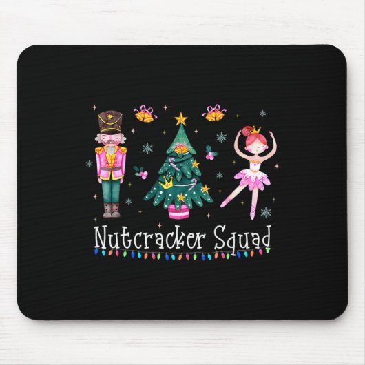 Christmas Nutcracker Squad Ballet Dance Women Kids マウスパッド (正面)