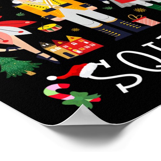 Christmas Nutcracker Squad Byllet Dance Women Kids ポスター (角)