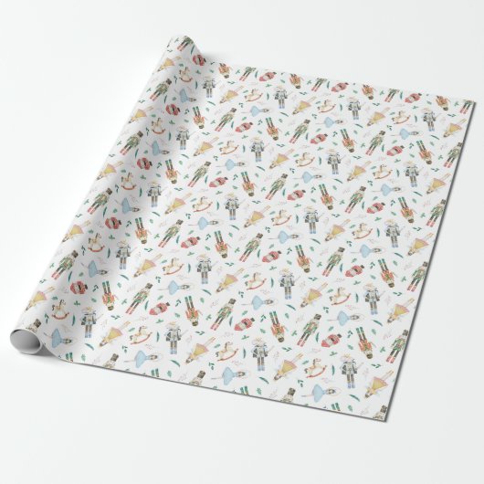 Christmas Nutcracker Suite Wrapping Paper ラッピングペーパー (アンロールド)