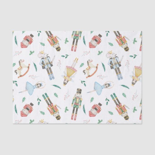Christmas Nutcracker Suite Wrapping Paper 薄葉紙 (正面)