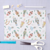 Christmas Nutcracker Suite Wrapping Paper 薄葉紙 (クラフト)