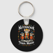 Christmas Nutcracker Team Mouse Funny Soldier Xmas キーホルダー (正面)