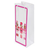 Christmas Nutcracker Trump Kennedy Musk ワインギフトバッグ (裏面アングル)