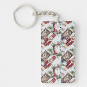 Christmas nutcrackers and lanterns キーホルダー (正面)