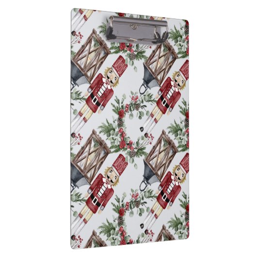 Christmas nutcrackers and lanterns クリップボード (右)