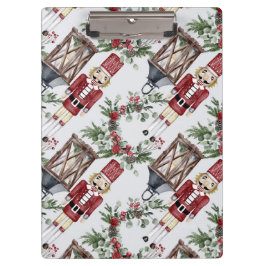 Christmas nutcrackers and lanterns クリップボード