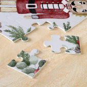 Christmas nutcrackers and lanterns ジグソーパズル (側面)