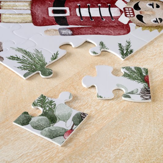 Christmas nutcrackers and lanterns ジグソーパズル (側面)