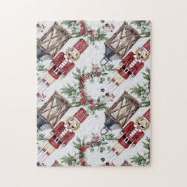 Christmas nutcrackers and lanterns ジグソーパズル