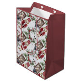 Christmas nutcrackers and lanterns ミディアムペーパーバッグ (裏面アングル)