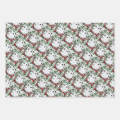 Christmas nutcrackers and lanterns ラッピングペーパーシート (正面3)