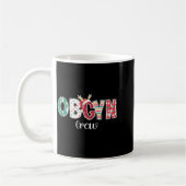 Christmas Obgyn Crew Obstetrics Ob Gyn Group Team コーヒーマグカップ (左)