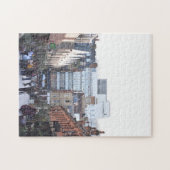 Christmas on Pavilion Road, Chelsea，ロンドンUK ジグソーパズル (横)