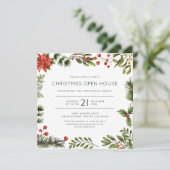 Christmas Open House Party Invitation (スタンド正面)