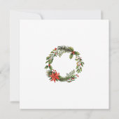 Christmas Open House Party Invitation (裏面)