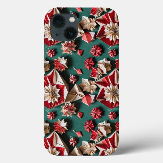 Christmas origami handicrafts 11 - Iphone Case Case-Mate iPhoneケース (裏面)