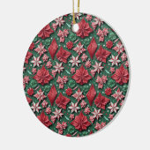 Christmas origami handicrafts 12- Ceramic Ornament セラミックオーナメント (左)