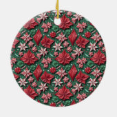 Christmas origami handicrafts 12- Ceramic Ornament セラミックオーナメント (裏面)
