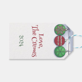 Christmas ornament ギフトタグ