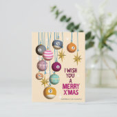 Christmas ornament シーズンポストカード (スタンド正面)