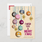 Christmas ornament シーズンポストカード (正面/裏面)