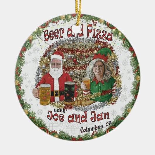 Christmas Ornament セラミックオーナメント (正面)