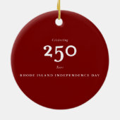 Christmas Ornament — 1st Rhode Island Regiment セラミックオーナメント (裏面)