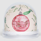Christmas Ornament | Best Teacher Gift (正面)