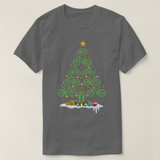 Christmas Ornament Bicycle Christmas Tree Bicycle Tシャツ (デザイン正面)