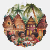 Christmas Ornament Card オーナメントカード (正面)